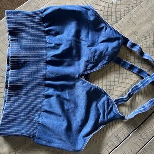 Free People Blue Bralette Top